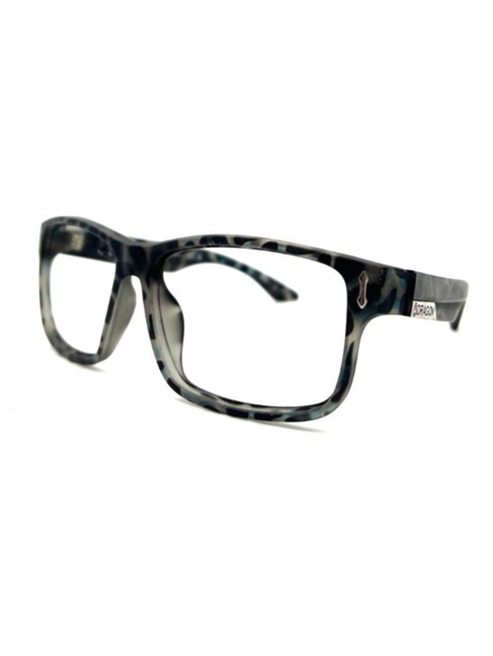 Dragon DR Count LL Ion 462 Gray Multi Rectangle Eyeglass Frames 58-15-140